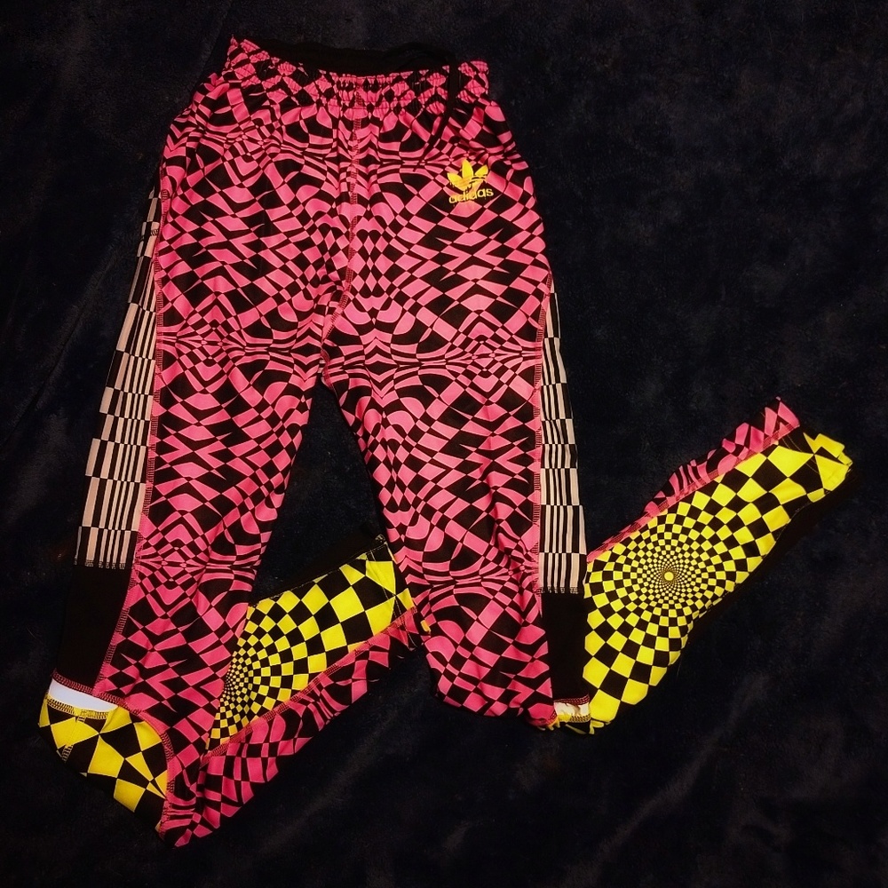 RARE Adidas Originals x JEREMY SCOTT OpArt Pants